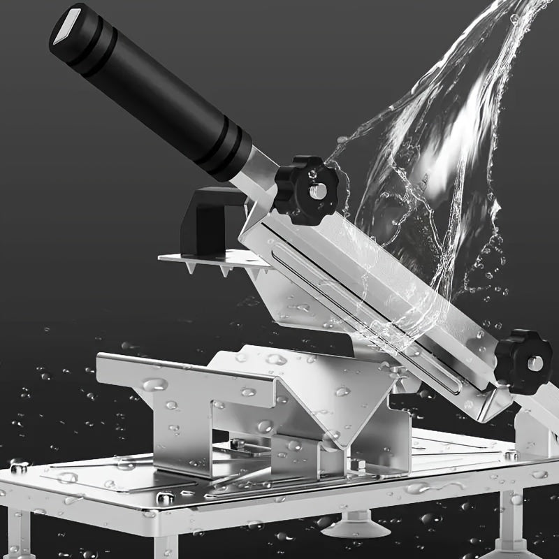Stainless Steel Manual Meat Slicer for Meats Cheese Bread Adjustable Thickness
