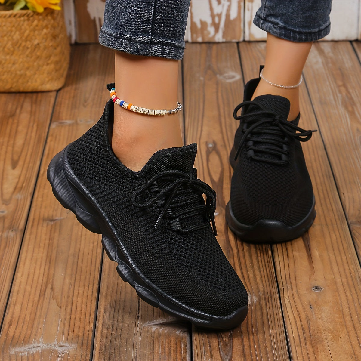 Women's Casual Sneakers Slip-On Breathable Low-Top Walking Shoes