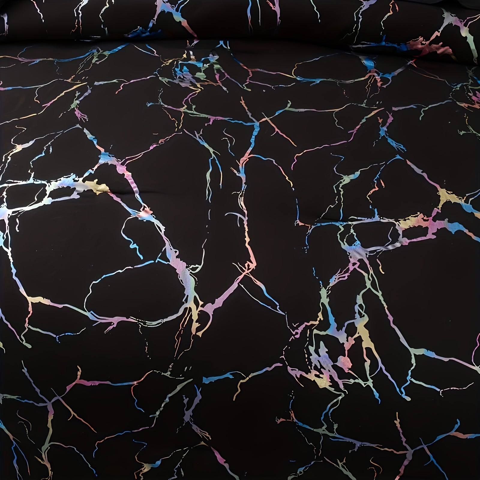 Luxury Comforter Set with Bronzing Marble Print 2/3 Piece Soft Skin-Friendly Bedding