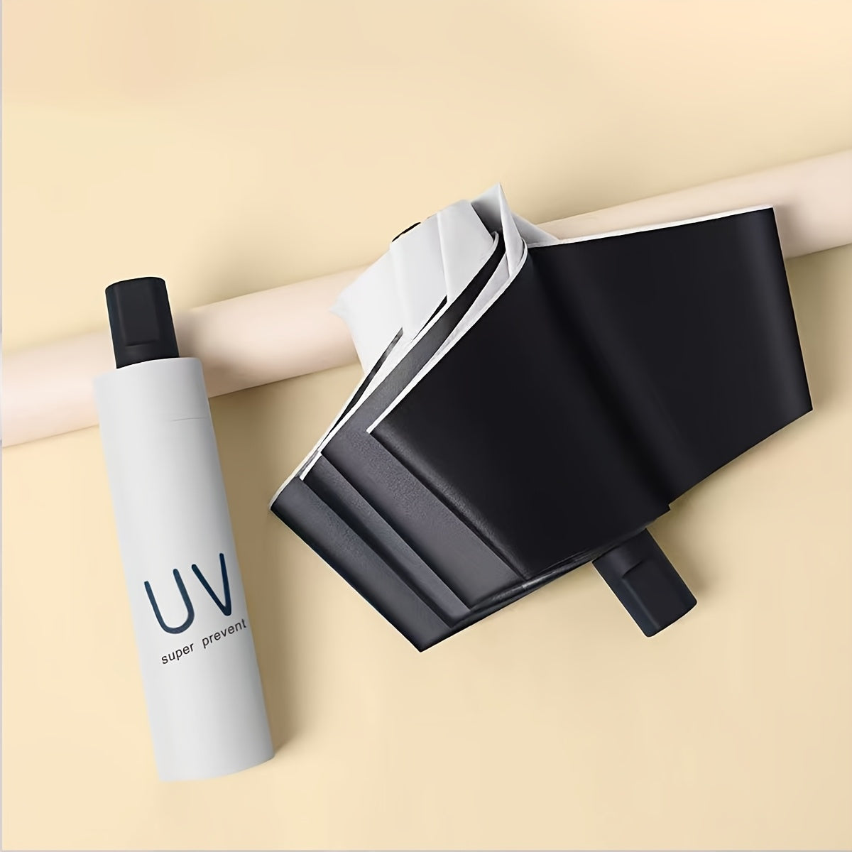 Large Foldable Manual Umbrella for Sun and Rain Protection Men Women Casual Minimalist