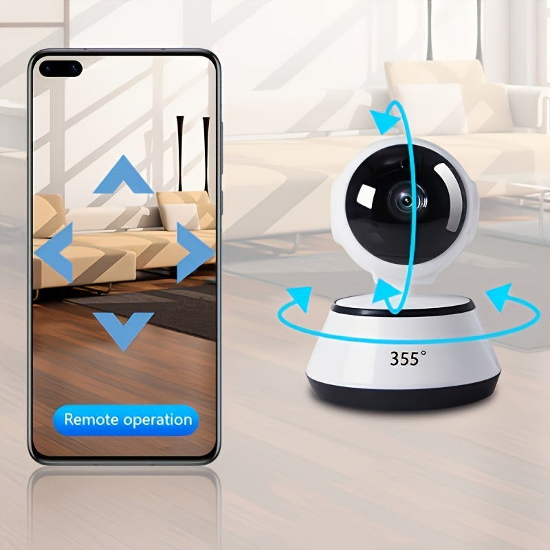 HD 720P Security Camera with Night Vision Voice Intercom and Remote Viewing