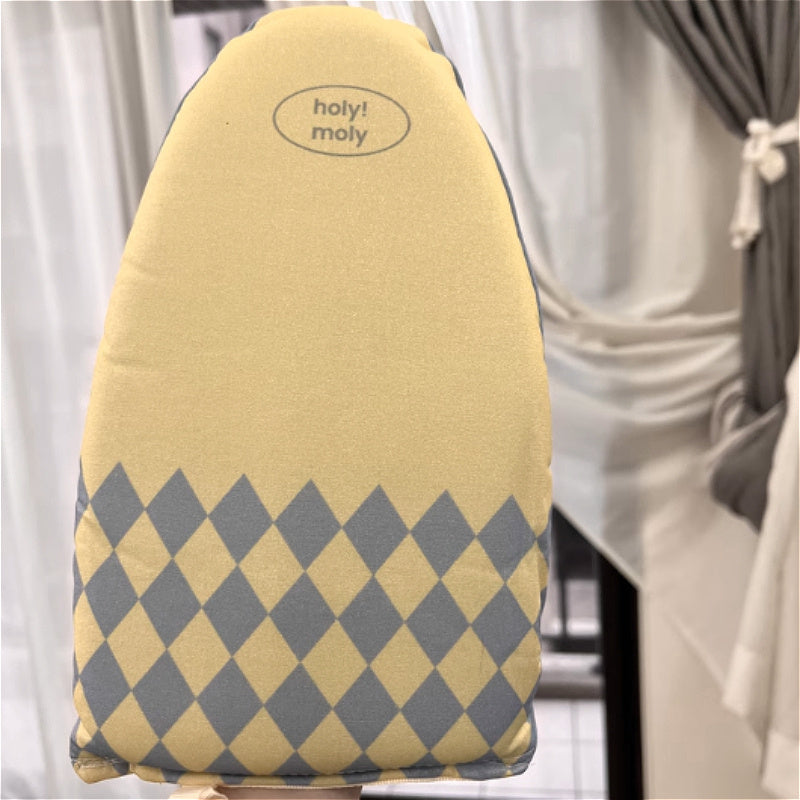 Ironing Set with Compact Pad Small Board Heat-Resistant Mat with Finger Grips