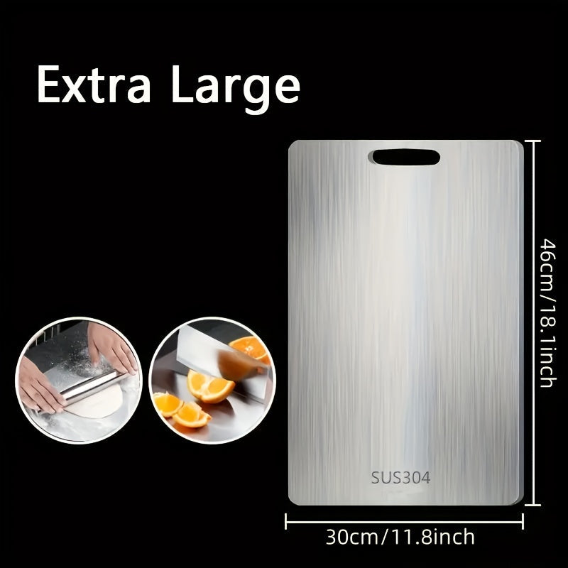 Double-Sided Titanium Steel Cutting Board for Dough Kneading and Rolling