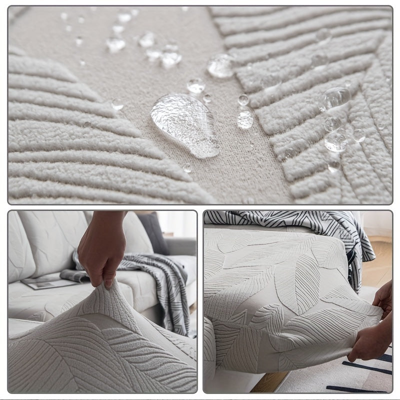 Waterproof Elastic Sofa Cover for All Seasons Non-Slip Modern Living Room Decor