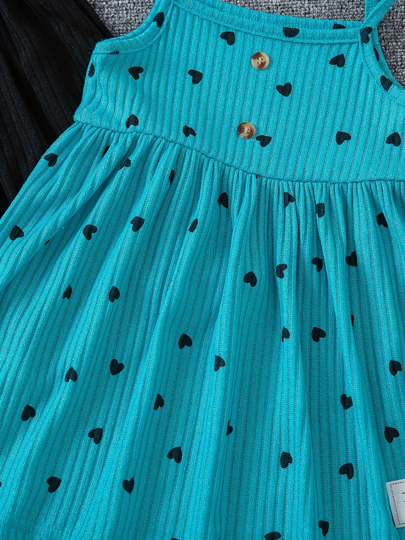 Girls Sleeveless Casual Dress Made of Stretchy Polyester Solid Color for Spring Fall