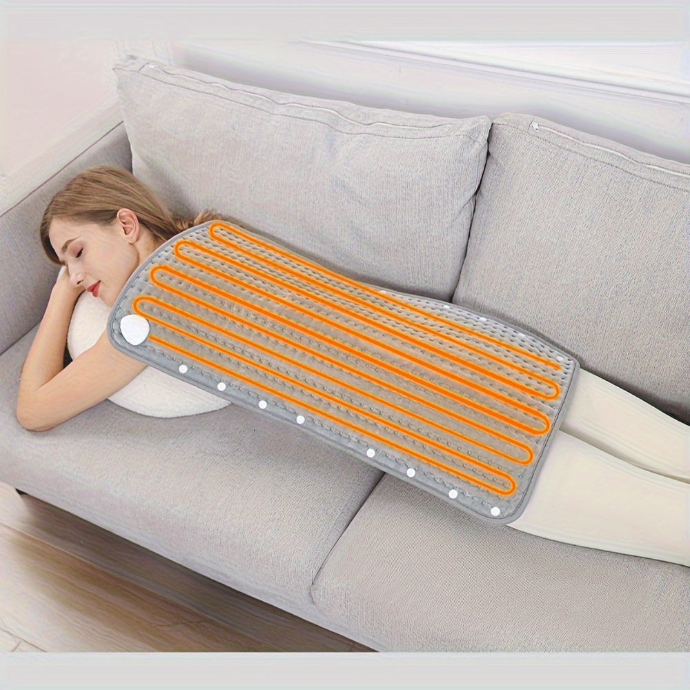 1 dona Termostatli Isitish Yostiqchasi, Raqamli Ko'rsatkich, Qizib Ketishdan Himoya, Polyester Matolari, Mashinada Yuvish Mumkin - Ideal Sovg'a