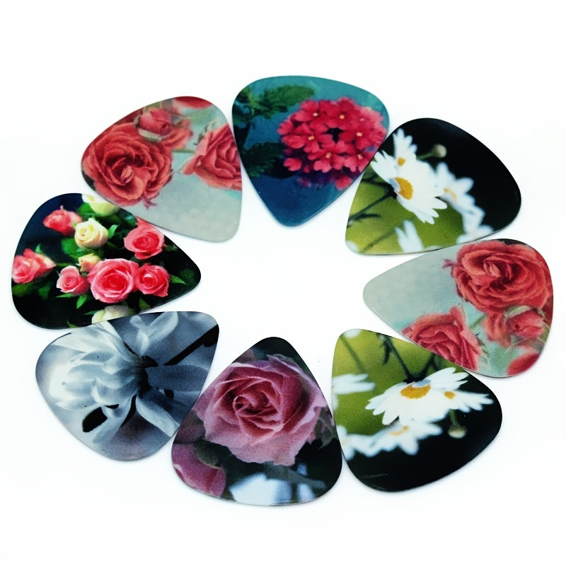 10 Colorful Cartoon Zombie Guitar Picks PVC 0.46/0.71/1.0mm for Acoustic Bass Ukulele