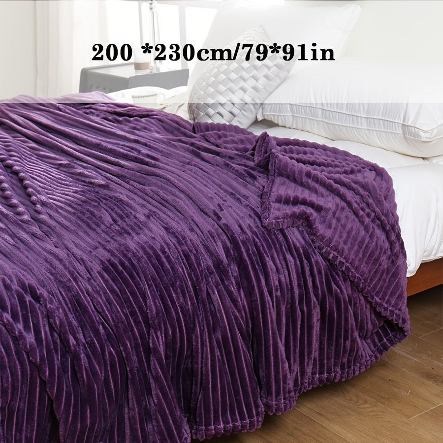 Flannel Christmas Blanket 220GSM Soft Warm Cozy for Bedroom Sofa and Pet Use