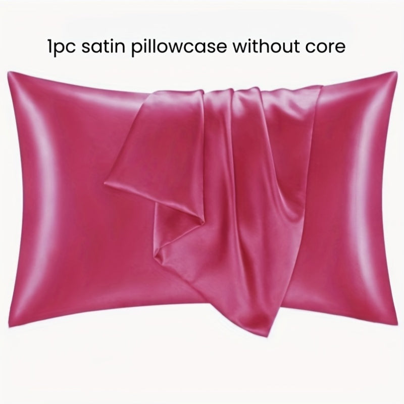 Luxury Satin Pillowcase Soft Skin-Friendly Hair-Friendly Machine Washable