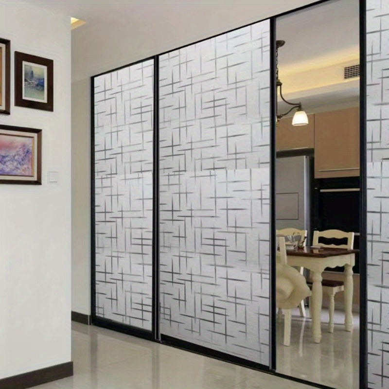 Window Stickers Set of 1 Electrostatic Translucent Opaque Film for Bathroom and Office Windows