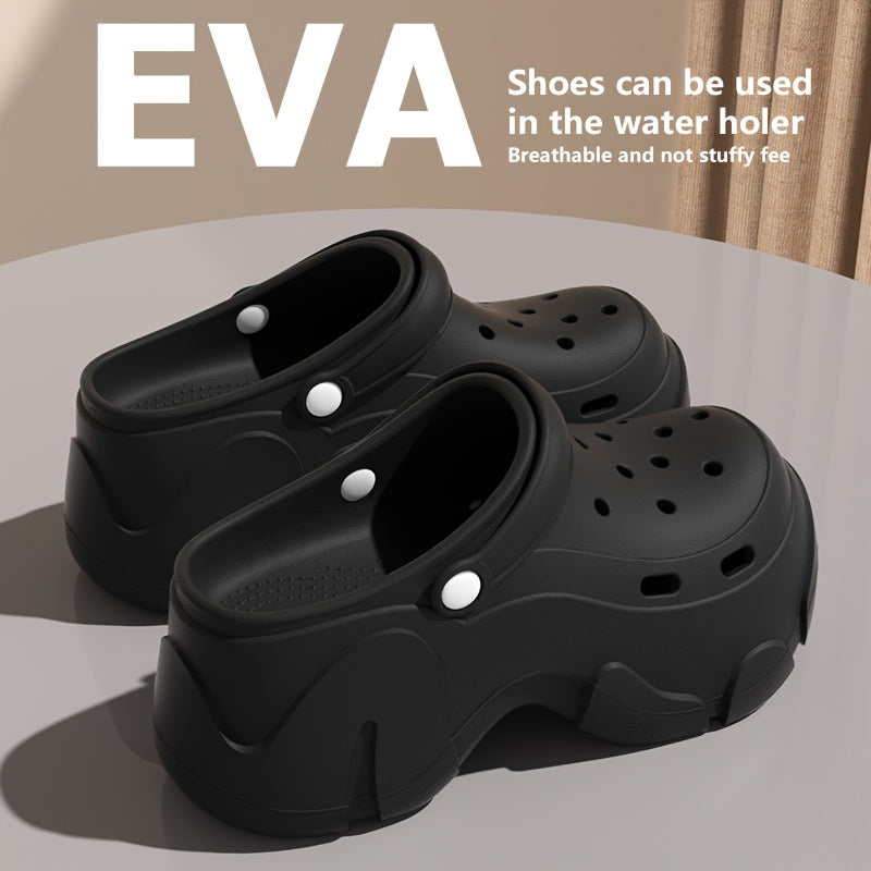 Женские летние сабо из EVA дышащие нескользящие легкие обувь для дома и улицы