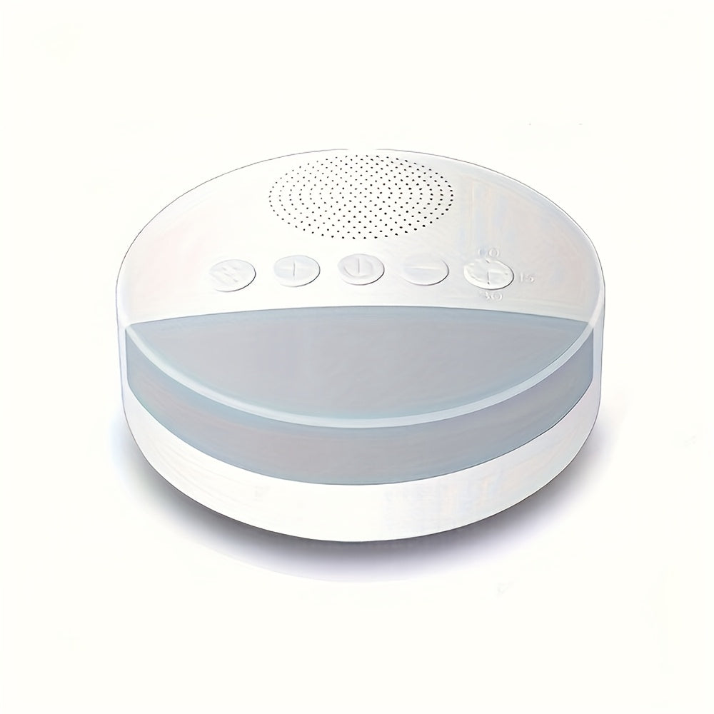 Portable White Noise Sleep Machine with 9 Soothing Sounds and USB Charging
