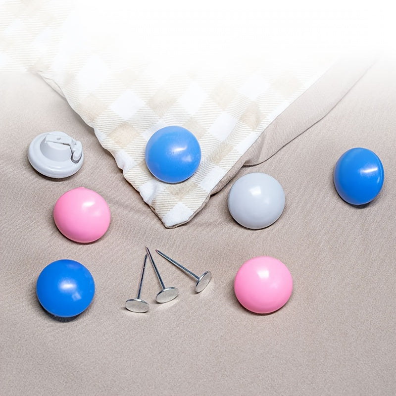 8-Pack Invisible Bed Cover Clips Non-Slip Sofa Fasteners for Bedding and Furniture