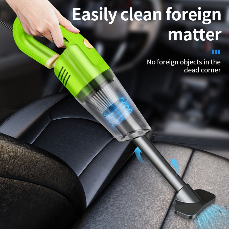 Aspiradora portátil para coche 120W, aspiradora de mano para polvo de coche con succión de 4KPa