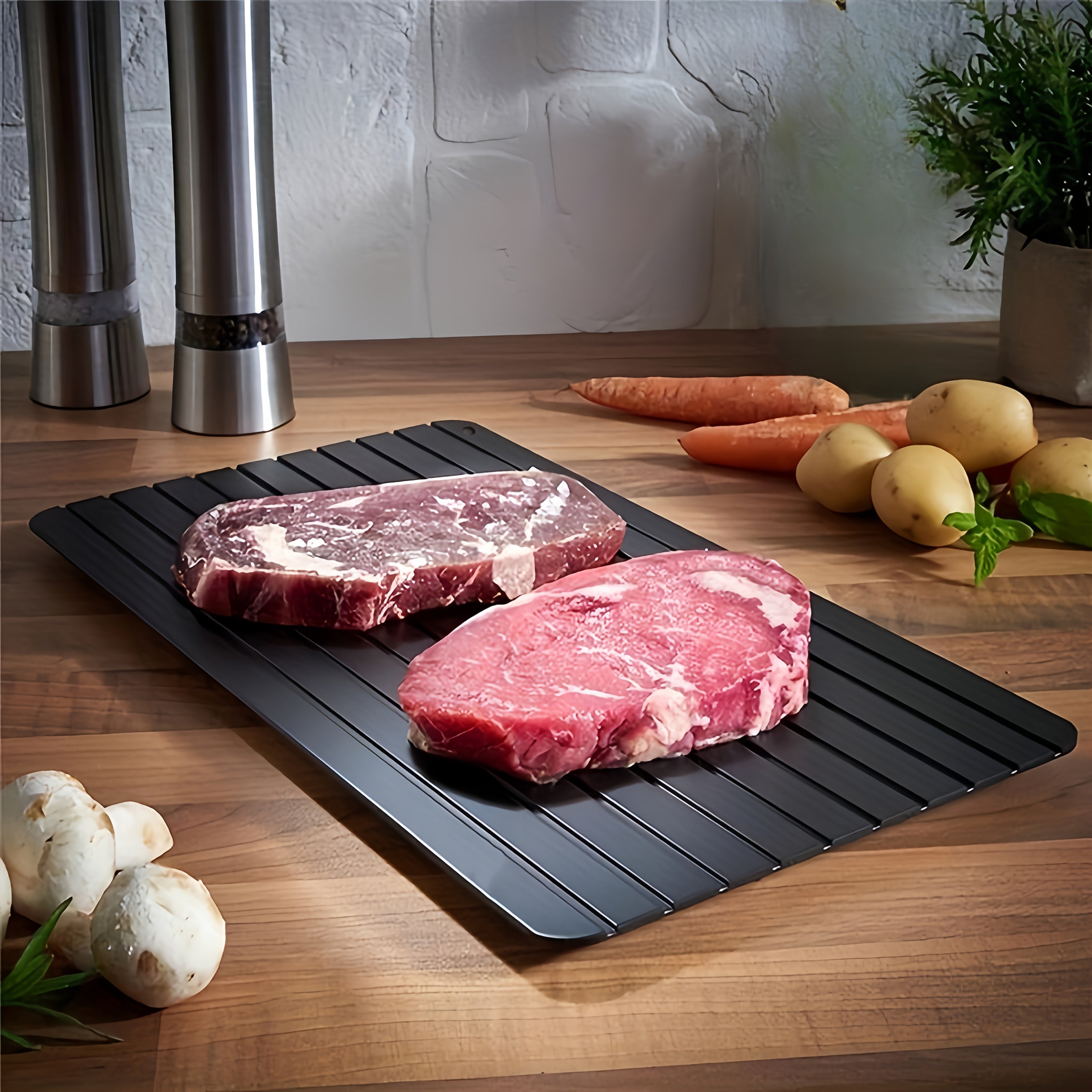 Fast Defrost Tray for Meat Fruits and Food Thawing Kitchen Tool