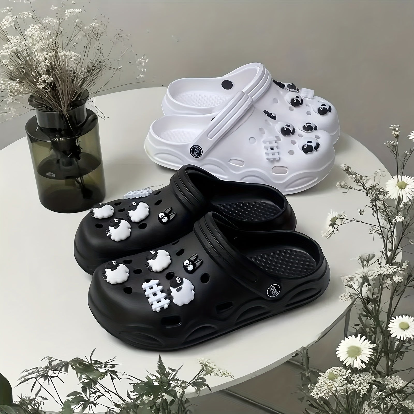 Women's EVA Flat Sole Farm Style Sandals Summer Garden Shoes