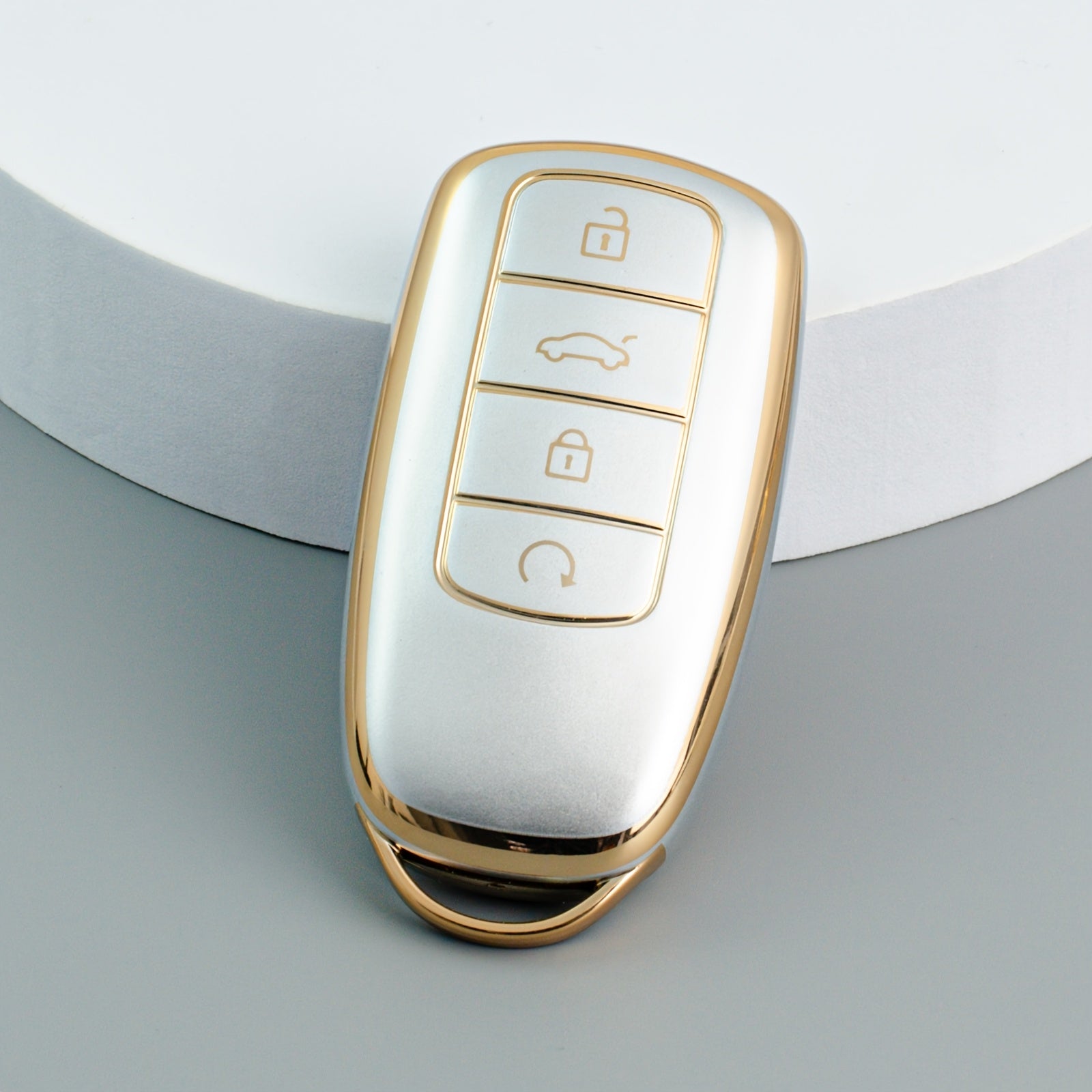 Car Key Fob Cover TPU Shell Key Case for SUV Universal Protector