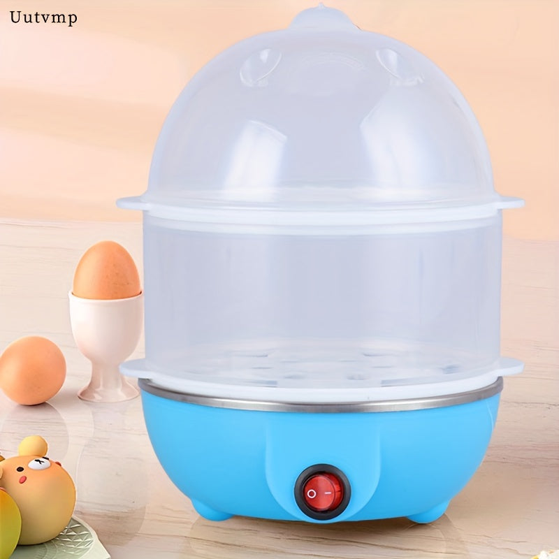 2-in-1 Egg Boiler and Steamer with Auto Power Off