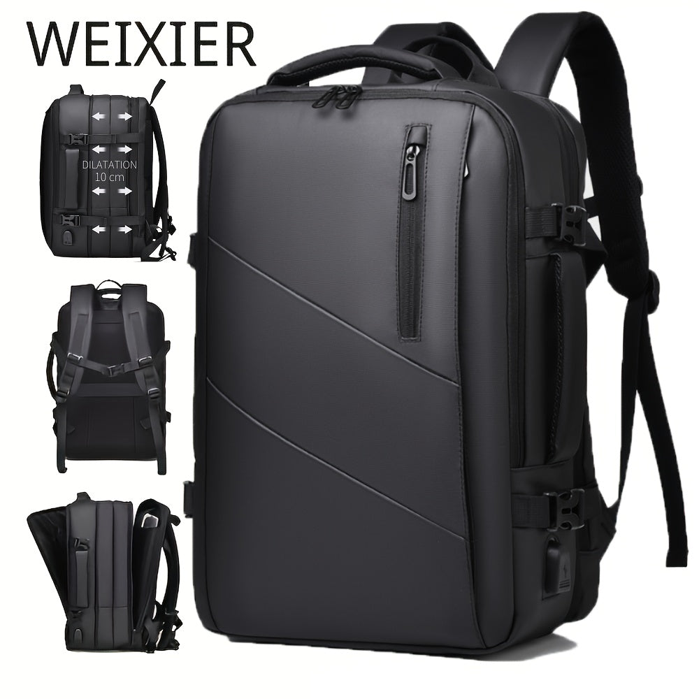 Multi-Functional Outdoor Travel Backpack with Laptop Compartment and Trolley Sleeve