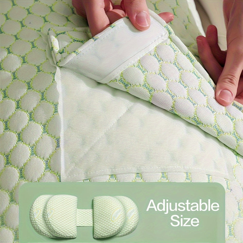 "Moslashuvchan va Olib Tashlanadigan Qopqoq bilan Homiladorlik Yostiqchasi - Orqa, Qorin va Oyoqni Qo'llab-quvvatlash uchun Yumshoq To'liq Tanali Homiladorlik Yostiqchasi - Kutilayotgan Onalar uchun Mukammal Sovg'a"