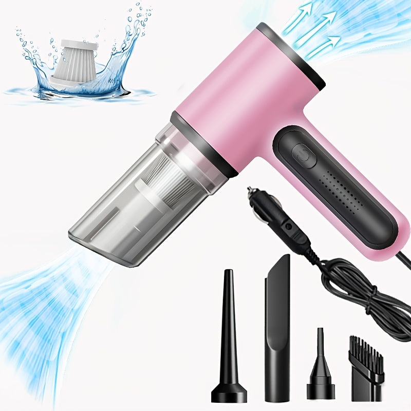Car Vacuum Cleaner 12V Handheld with Strong Suction and Washable Filter