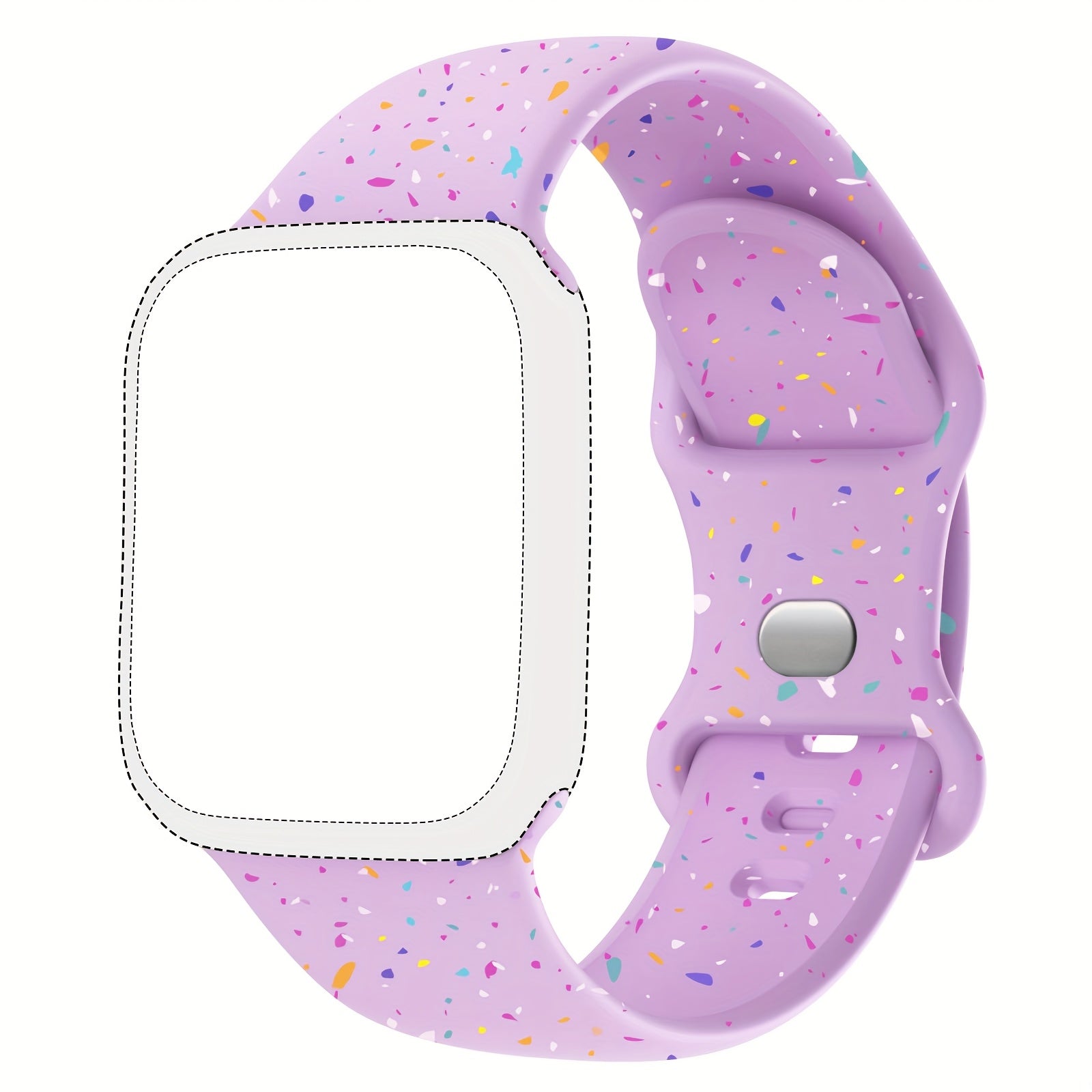 Silicone Sports Watch Band for Men Women Waterproof Compatible with 38mm 49mm Smartwatch