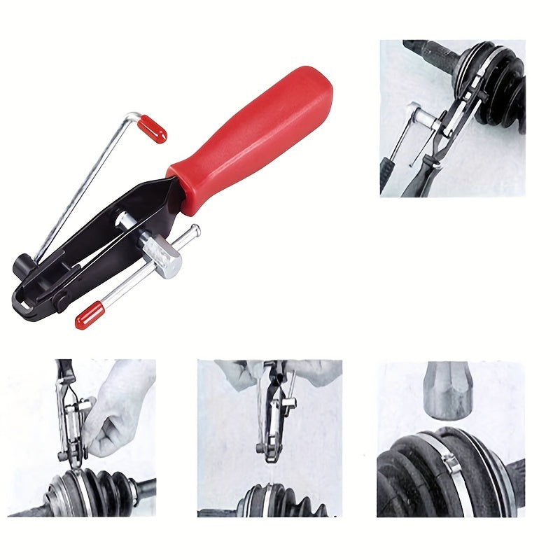 Multi-Function Banding Pliers for Automotive CV Boot Clamps