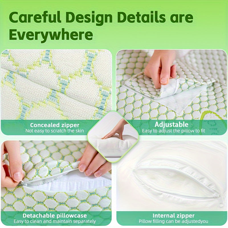 Adjustable Full Body Pregnancy Pillow with Soft Polyester Support for Expectant Mothers