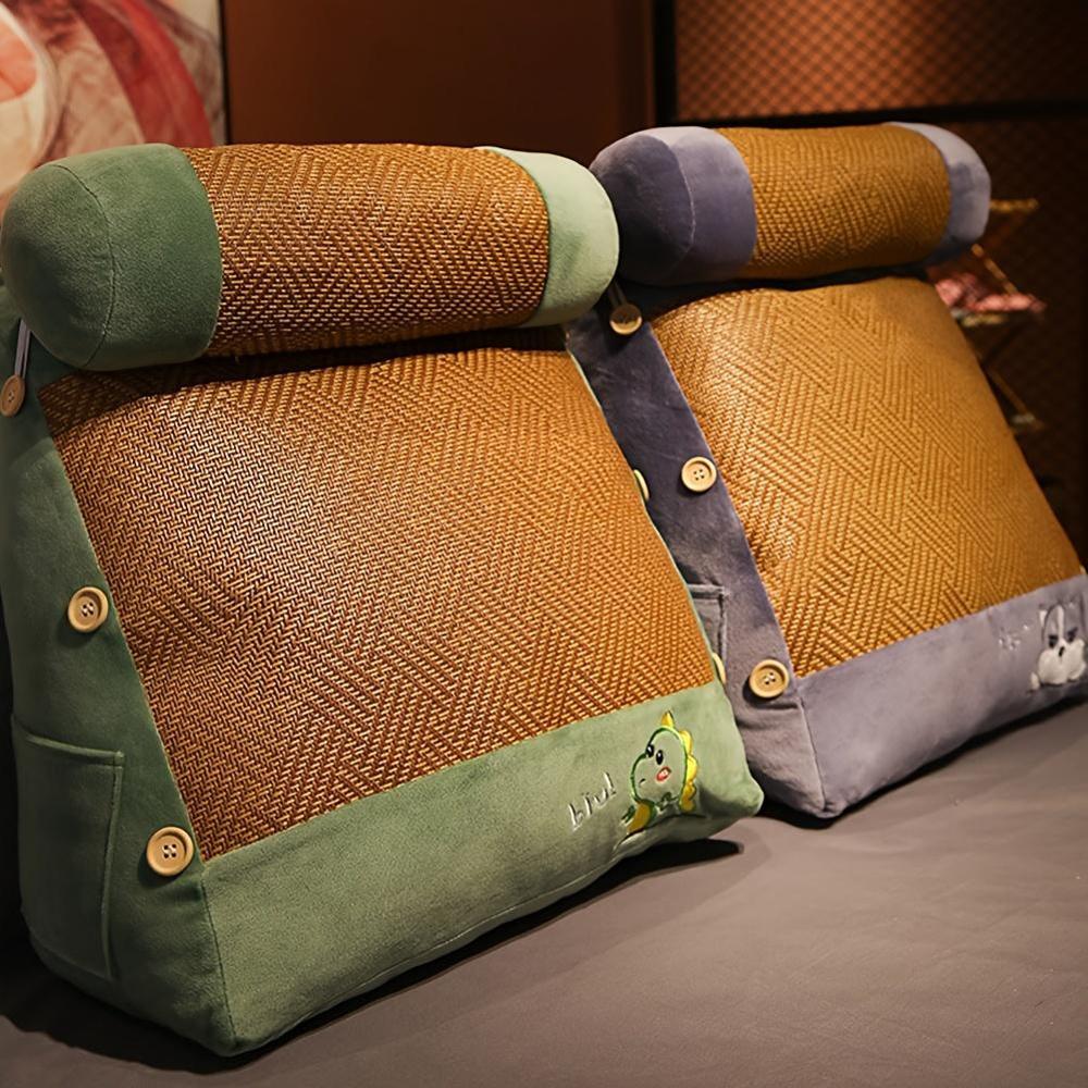 Pregnancy Pillow Summer Breathable Triangle Cushion for Bed and Sofa Removable Washable