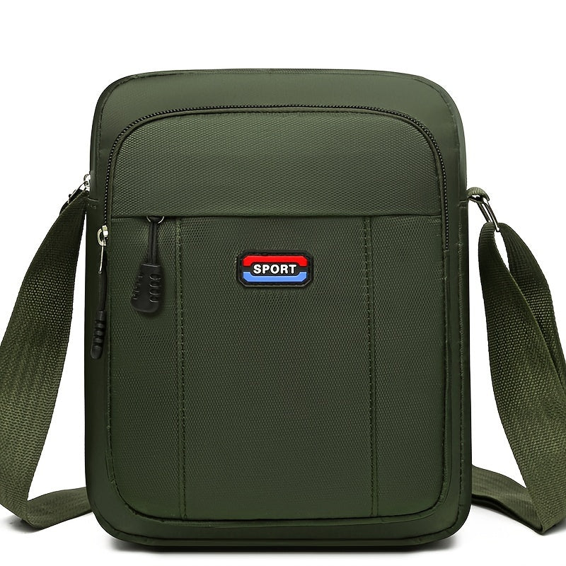 Suv o'tkazmaydigan Oksford matosidan yasalgan biznes sumkasi, ko'p qatlamli cho'ntaklar bilan, sun'iy charm erkaklar va ayollar uchun kesilgan yelka sumkasi, naqd pul ro'yxatga olish tashkilotchisi hamyon.