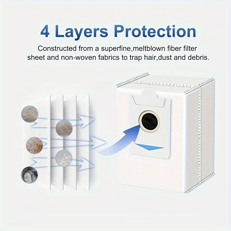 Replacement Dust Bags for Robot Vacuum Cleaner X2 X2 PRO DEX86 Spare Parts