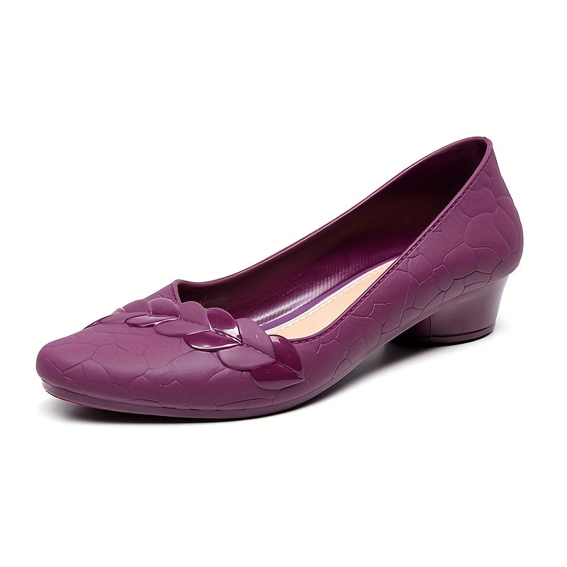 Women's Pointed Mid-Heel Shoes Stylish Comfortable Flat Shoes for Daily Wear