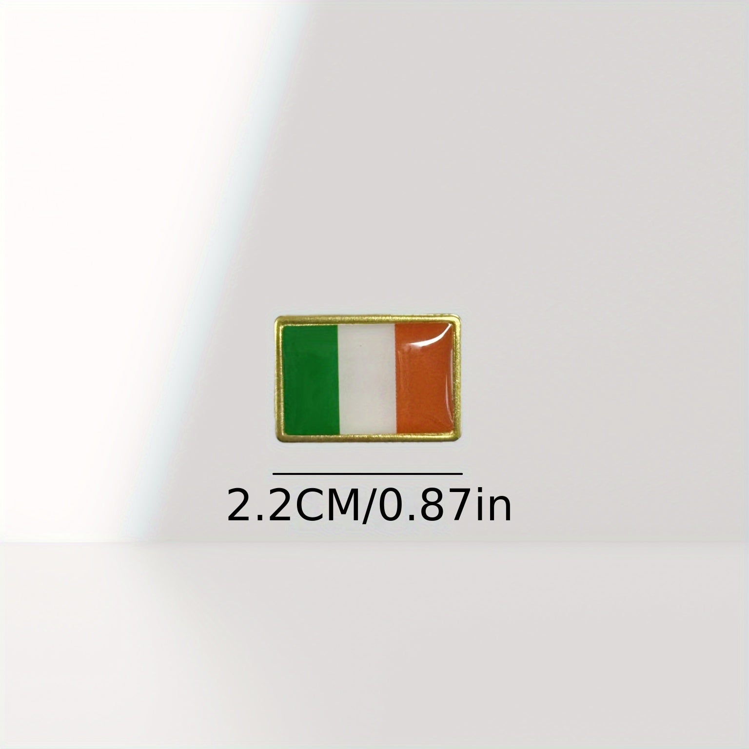 Set of 20 Irish Flag Lapel Pins Alloy Patriotic Accessories for Suits Bags and Clothing