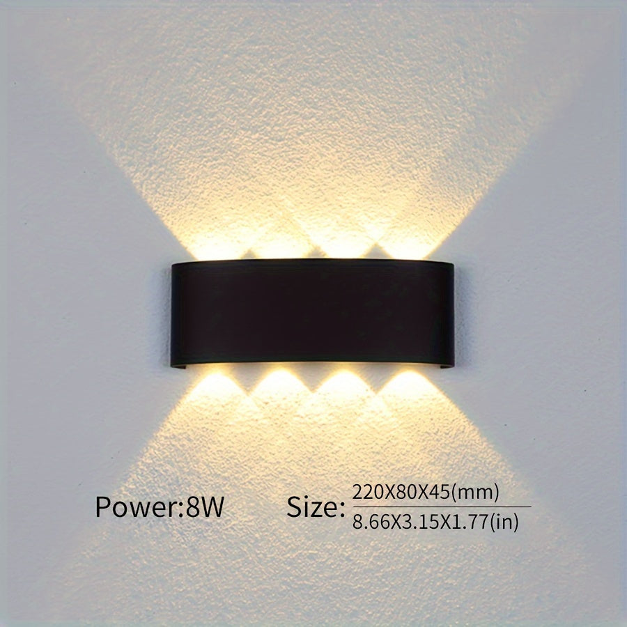 Wall Light with Adjustable Wattage 2W-10W for Indoor and Outdoor Use 85-265V