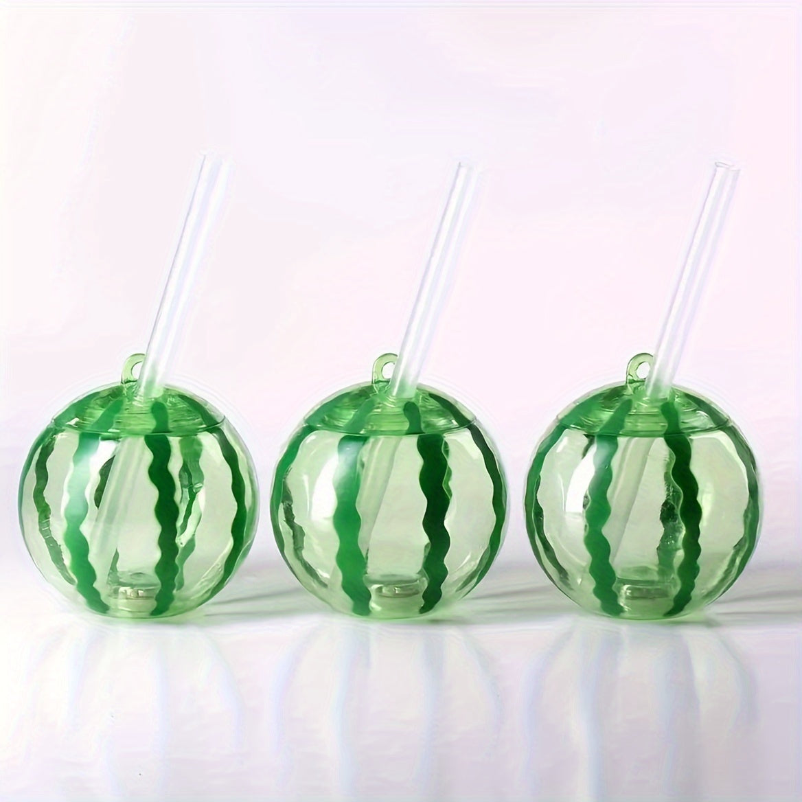 Kids' Straw Cups with Football Watermelon Baseball Designs for Milk Tea and Fruit Drinks