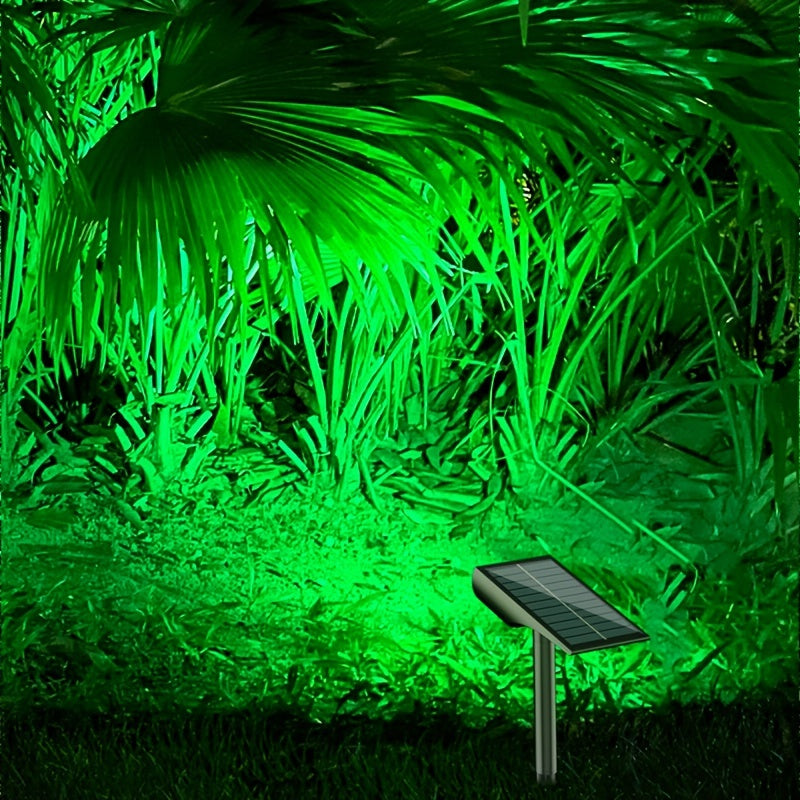 Outdoor Solar Spot Light with 9 LEDs, 5 Lighting Modes, Automatic On/Off for Garden Landscape