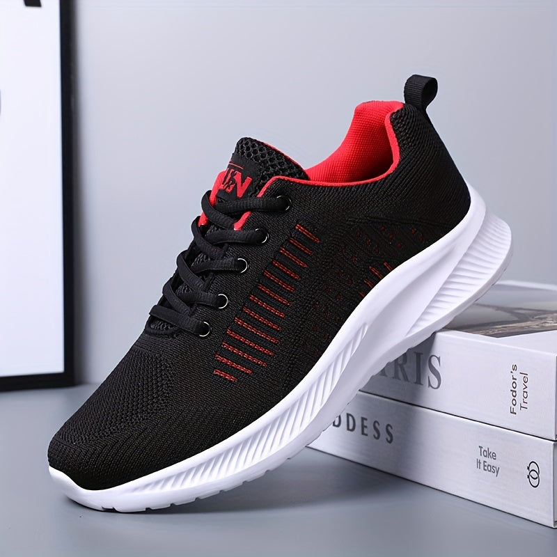 Men's Breathable Durable Running Shoes for Outdoor Activities with Shock Absorption