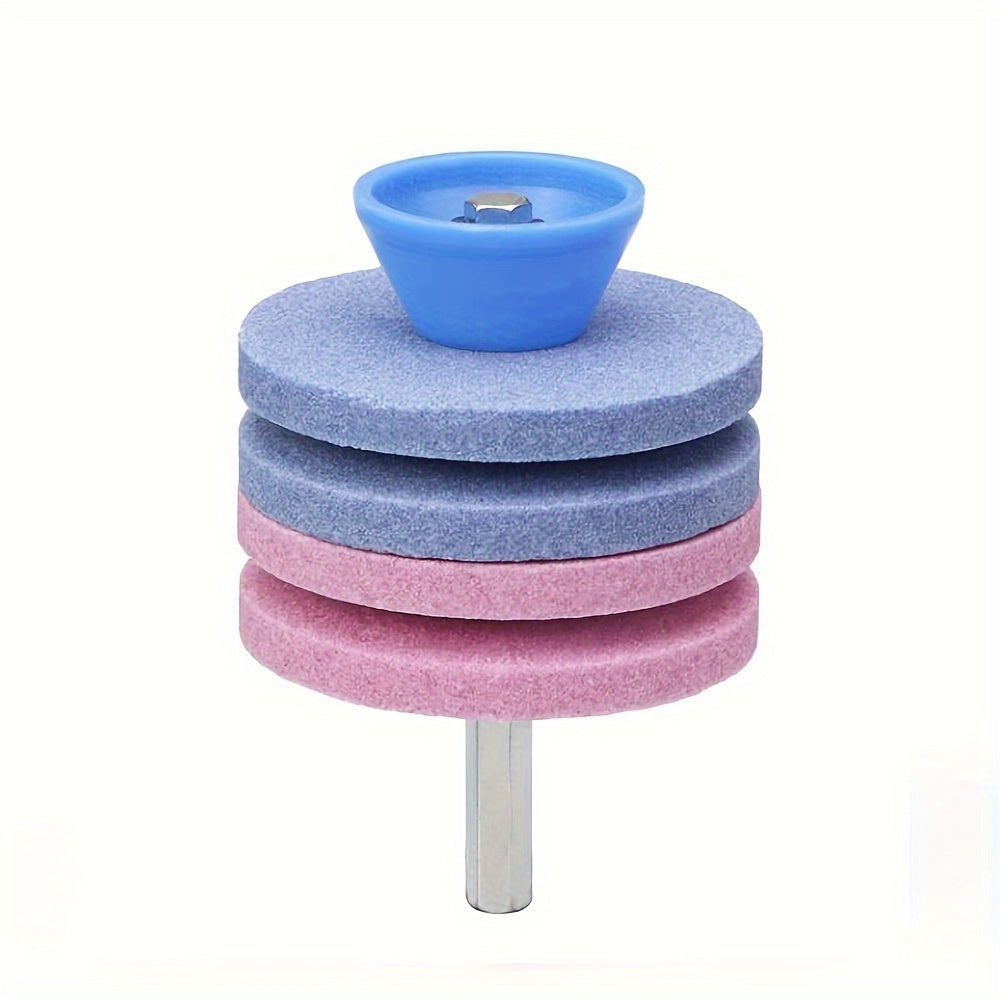 Electric Whetstone Knife Sharpener 2-in-1 Wear-Resistant Grinding Head