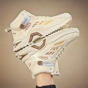 Men's Large Size Sneakers with Thick Sole for Casual and Skateboarding