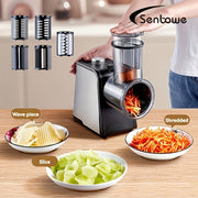 Electric Vegetable Chopper Slicer Stainless Steel EU Plug 220-240V for Potatoes
