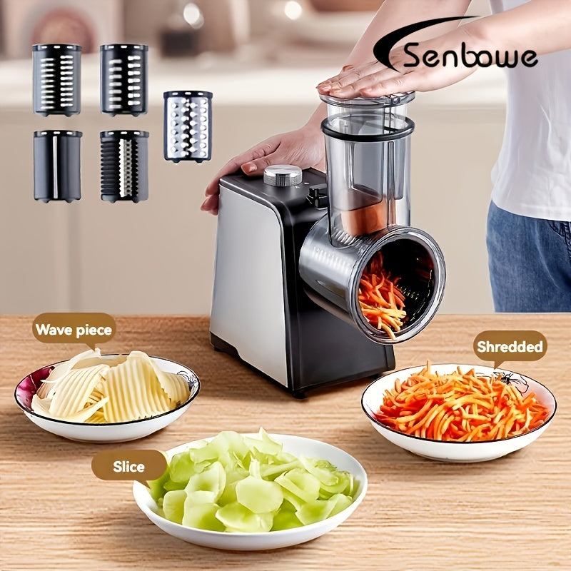 Electric Vegetable Chopper Slicer Stainless Steel EU Plug 220-240V for Potatoes