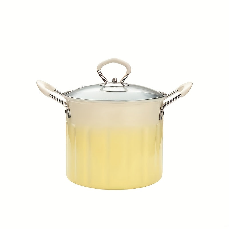 Ko‘p maqsadli qovurish uchun zanglamaydigan po‘latdan yasalgan filtrli yuqori samarali chuqur qovurish moslamasi, elektr va gaz plitalari uchun ideal. Frantsuz kartoshkasi, tovuq va sho‘rvalar uchun ajoyib. Mustahkam konstruktsiya.