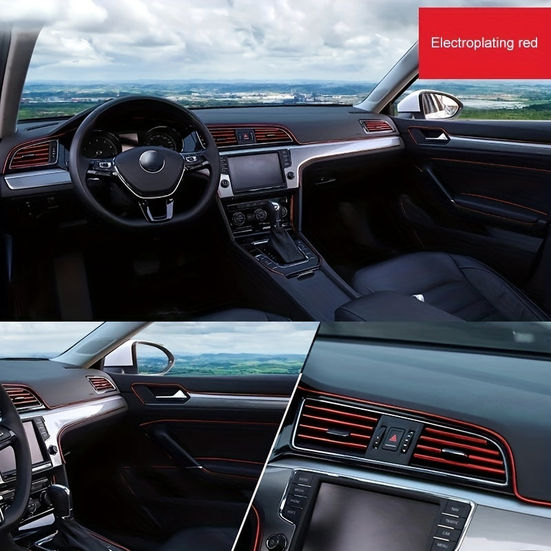 Universal PVC Car Moulding Strips 3m Interior Auto Trim Dashboard Cover