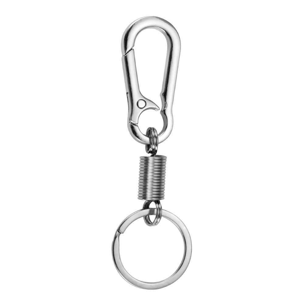 Vintage-Inspired Metal Carabiner Keychain for Keys and Bags