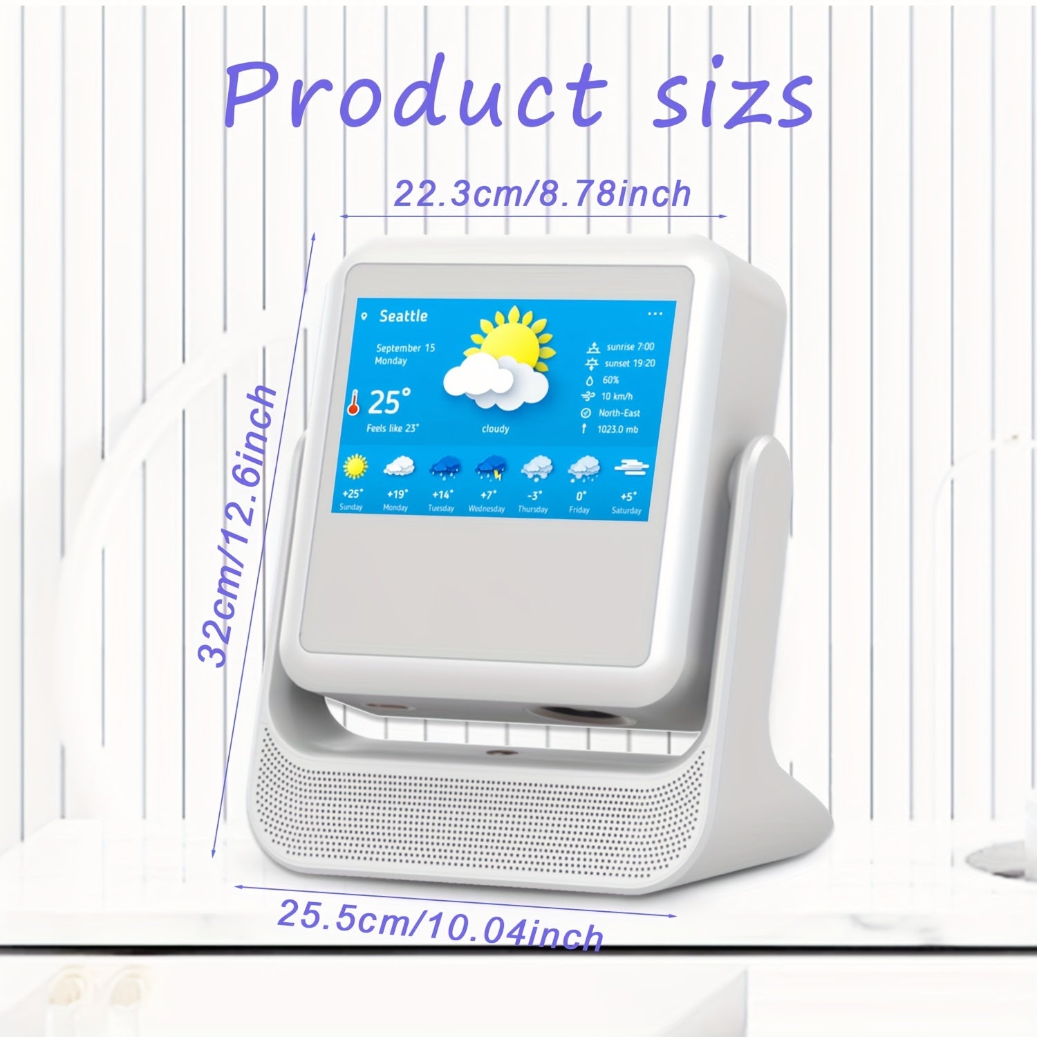 4K Supported Projector with Touch Screen, 1080p, WiFi 6 for Home Theater