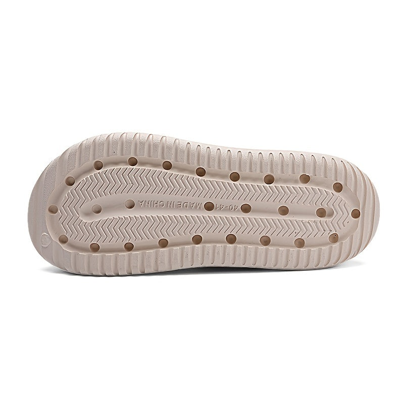 Men's Slip-On Sandals EVA Thick Sole Solid Pattern Summer Breathable Indoor Outdoor