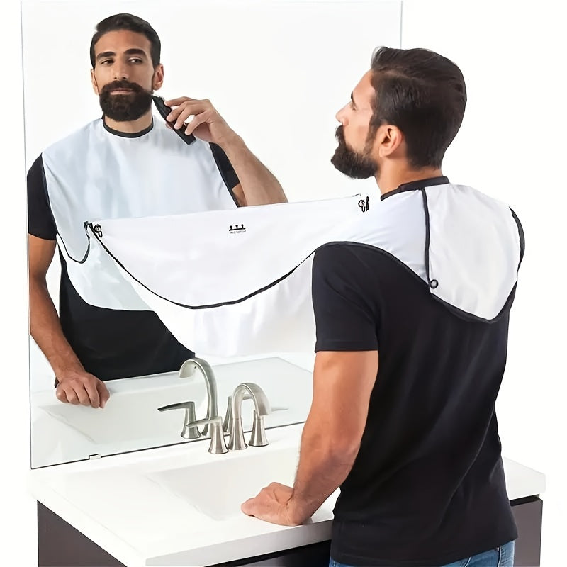 Men's Shaving Apron Beard Catcher for Grooming Haircutting Styling No Batteries