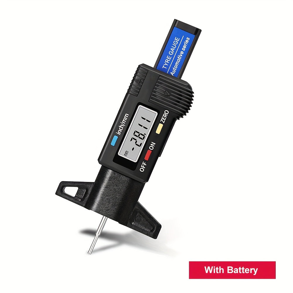 Цифровой измеритель глубины протектора шин 0-25,4 мм дюйм Автомобиль грузовик мотоцикл