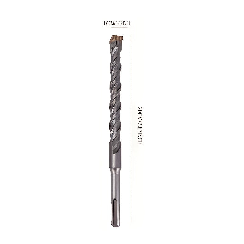 6-16mm Carbide Tip Hammer Drill Bit for Concrete Masonry 200mm