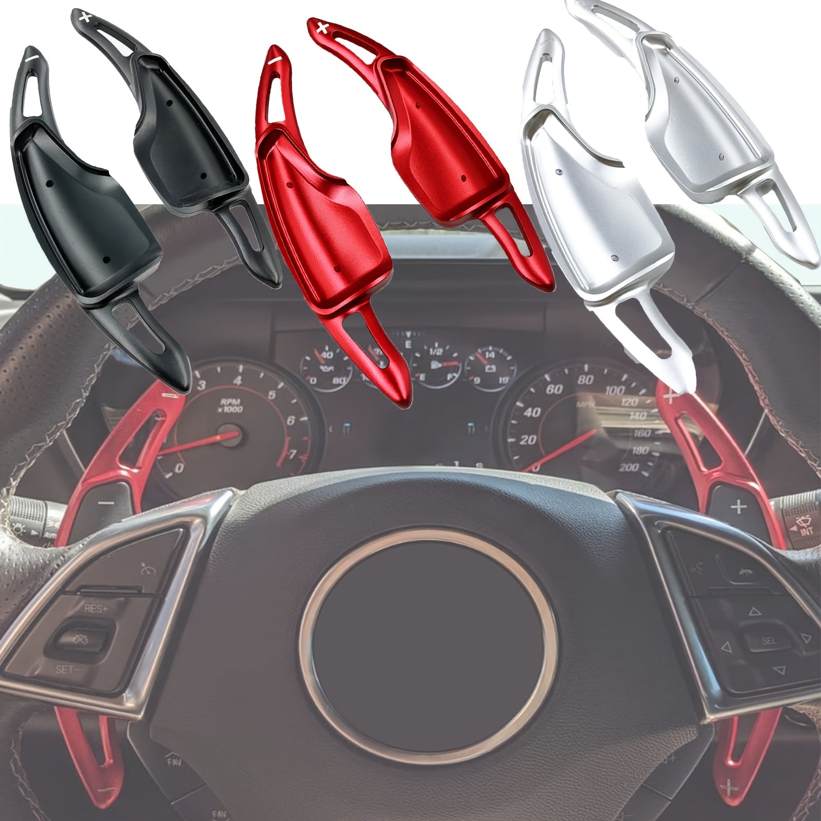 Расширение алюминиевой лепестковой переключалки для Chevrolet C7 Corvette 2014-2019